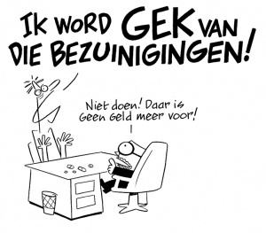 Bezuinigingen in de zorg AWBZ