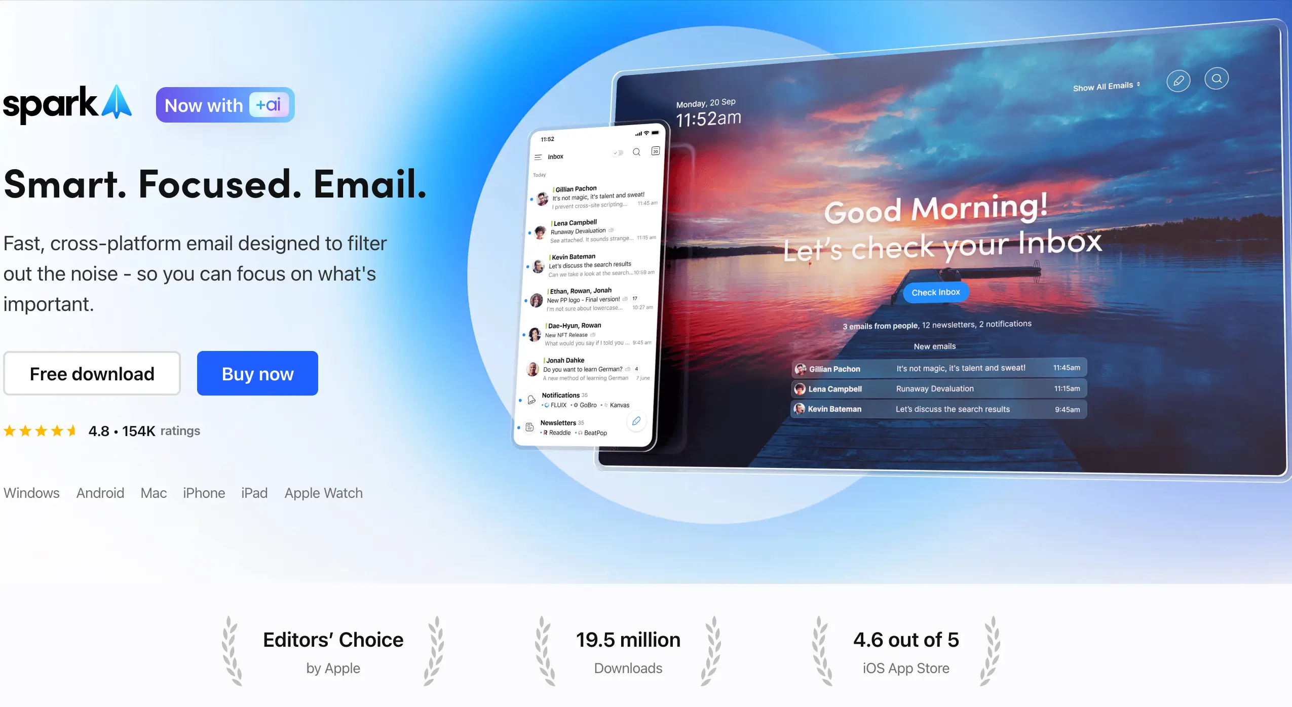 Thumbnail bij blog: Spark Mail App, éénmalig mail accounts instellen voor alle devices