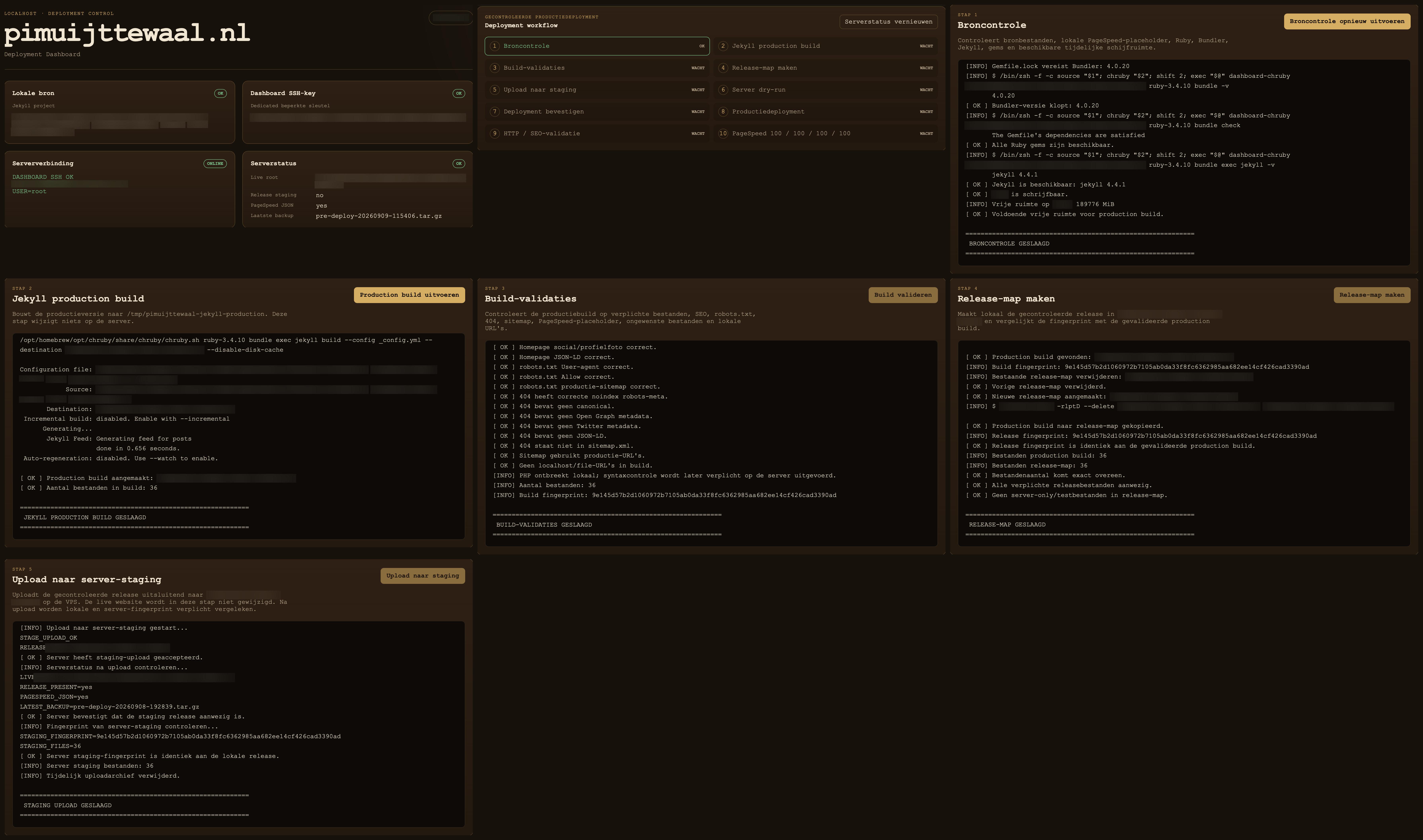 Jekyll-dashboard deel 1