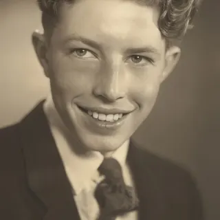 Leo Uijttewaal (1925–2006), gefotografeerd in 1950.